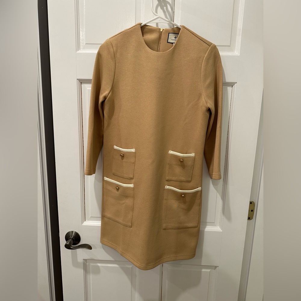 Tuckernuck Camel Long Sleeve Dress